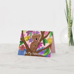Koala Bears Valentine Card