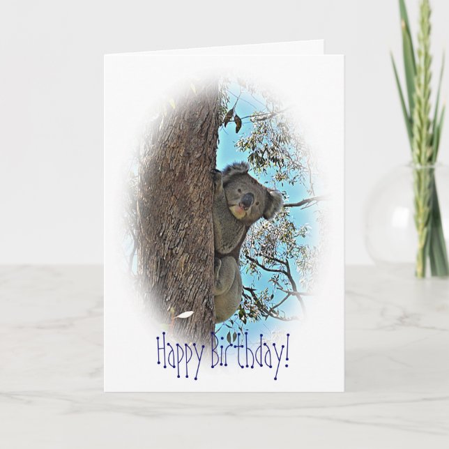 Koala Birthday Card (Front)