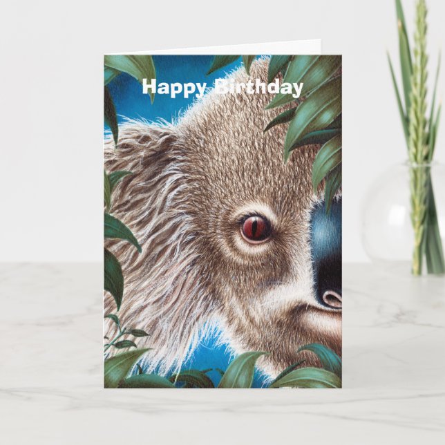 Koala Birthday Card (Front)