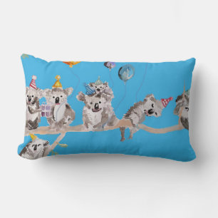 Koala Birthday Party Cute Koalas Childs Cushion