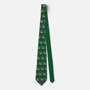 Koala Candy Cane Christmas Tie