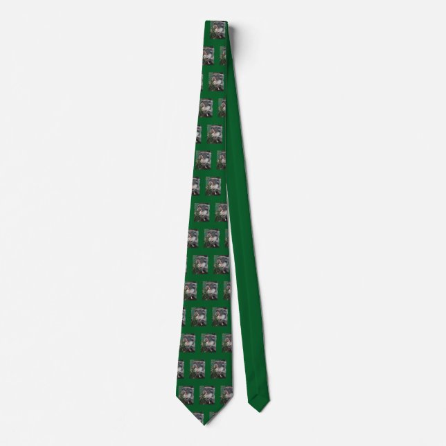 Koala Candy Cane Christmas Tie (Front)