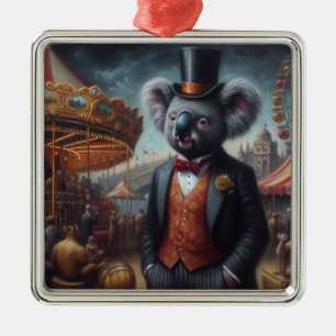 Koala Carnival Metal Ornament