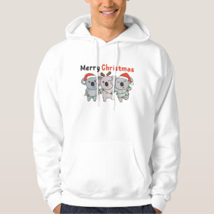 Koala Christmas Animals Koalas Merry Christmas Hoodie