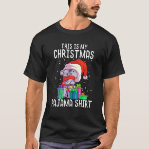 Koala Christmas Pajama  Koala Lover  Santa Hat Swe T-Shirt