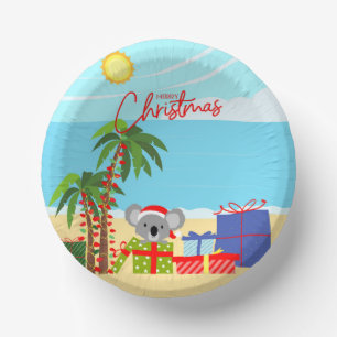  Koala Christmas Presents Paper Plate