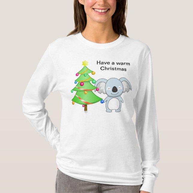 Koala Christmas T-Shirt (Front)