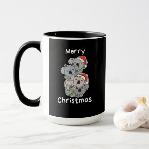 Koala Christmas Tree Christmas Animals Koalas Mug