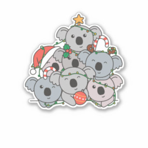 Koala Christmas Tree Funny Animal Christmas