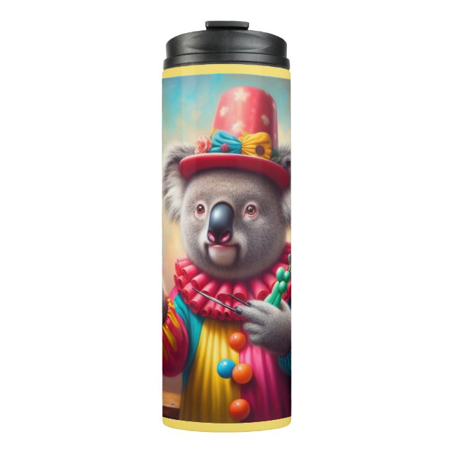 Koala Clown Thermal Tumbler (Front)