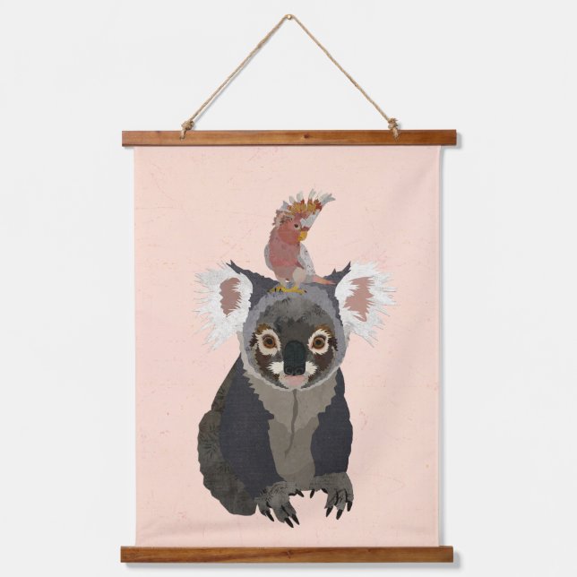 KOALA & COCKATOO HANGING TAPESTRY (Front)