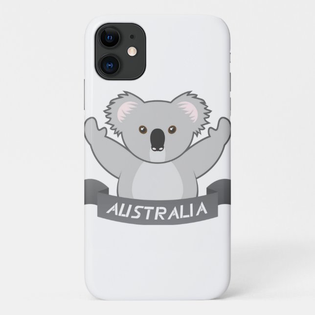 koala collection bear Cool Koala , Support Austral Case-Mate iPhone Case (Back)