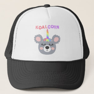 koala corn bear with rainbow horn Cool Koala Trucker Hat