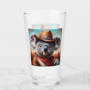 Koala Cowboy Glass