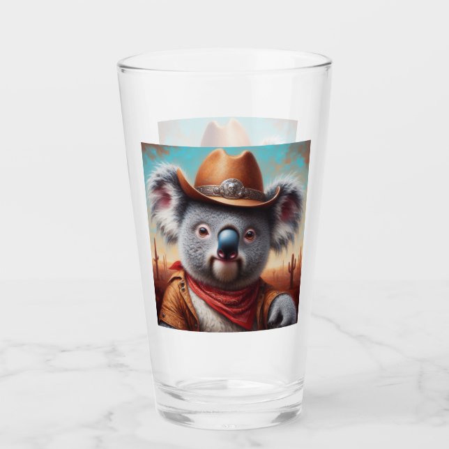 Koala Cowboy Glass (Front)