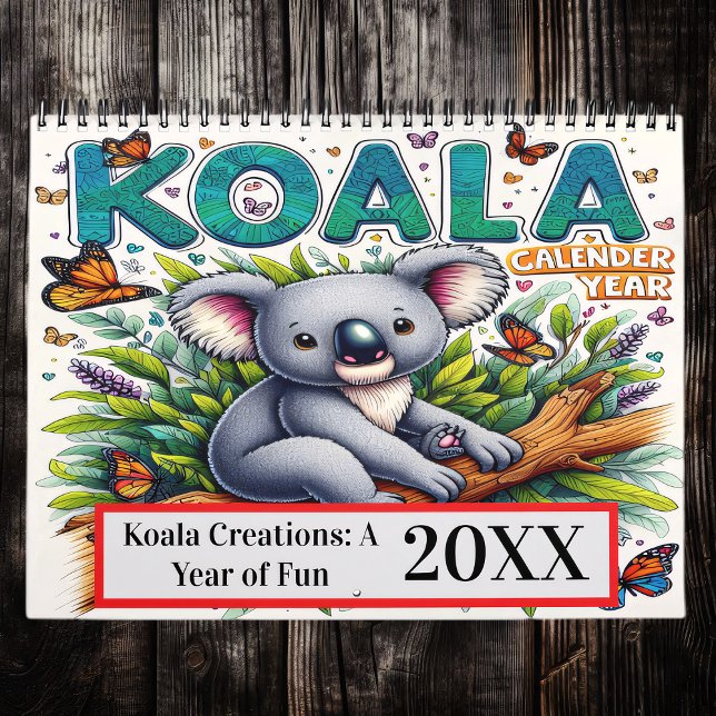 Koala Creations: A Year of Fun 2025/2026 Calendar (Creator Uploaded)