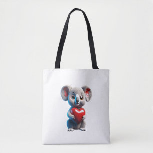 Koala Cuddle Tote: A Touch of Nature's Love Tote Bag