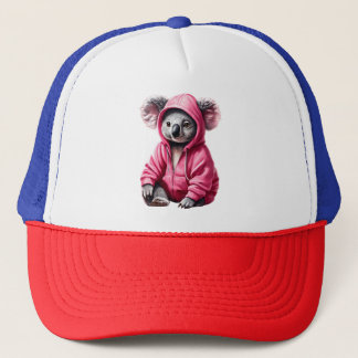 Koala Cuddles: Adorable Mother and Baby Trucker Hat