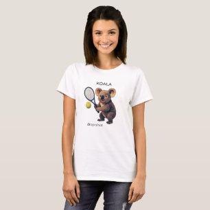 Koala - Cute Australian Tennis Player T-Shirt