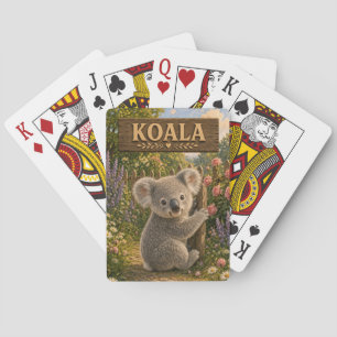 Koala Cute Baby Storybook Nursery Animal Playing Cards