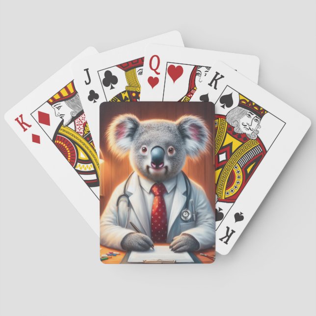 Koala Doctor Playing Cards (Back)