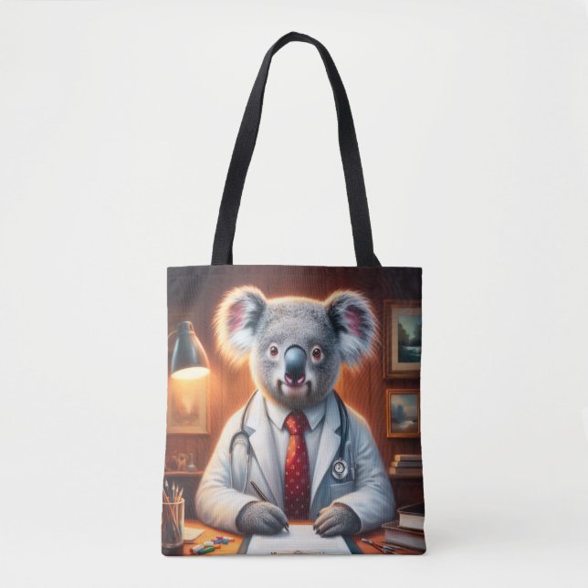 Koala Doctor Tote Bag (Front)