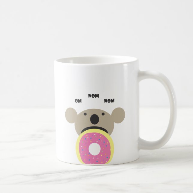 Koala Doughnut Diet Coffee Mug (Right)