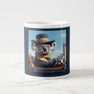 Koala Driving Large Coffee Mug