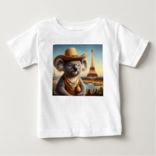 Koala Eiffel Tower Baby T-Shirt
