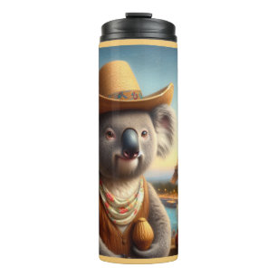 Koala Eiffel Tower Thermal Tumbler