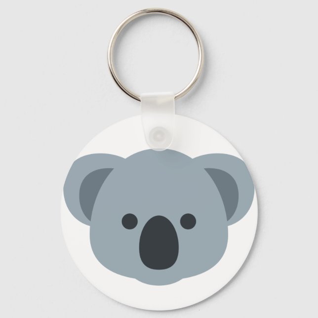Koala emoji key ring (Front)