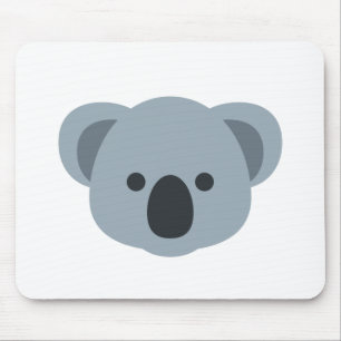 Koala emoji mouse pad