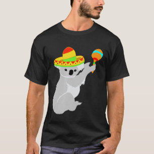 Koala Eucalyptus Bear Sombrero Costume Mexican Mar T-Shirt