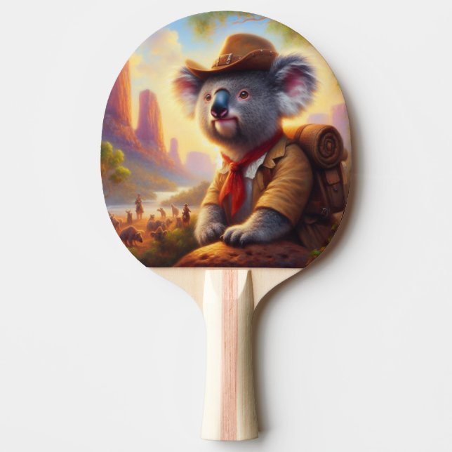 Koala Explorer Ping Pong Paddle (Front)