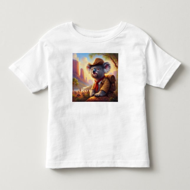 Koala Explorer Toddler T-Shirt (Front)