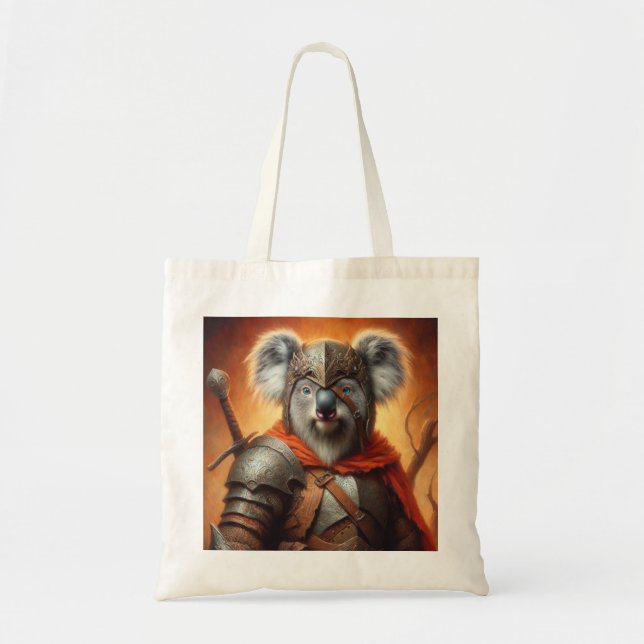 Koala Fantasy Warrior Tote Bag (Front)