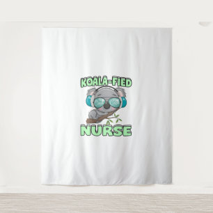 Koala-fied Nurse Tapestry