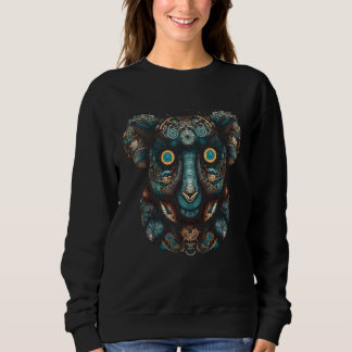 Koala Figurative Fantasy Mandala Animal Koala Sweatshirt