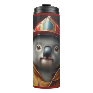 Koala Firefighter Thermal Tumbler