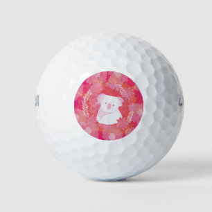 Koala Flower of life Golf Balls