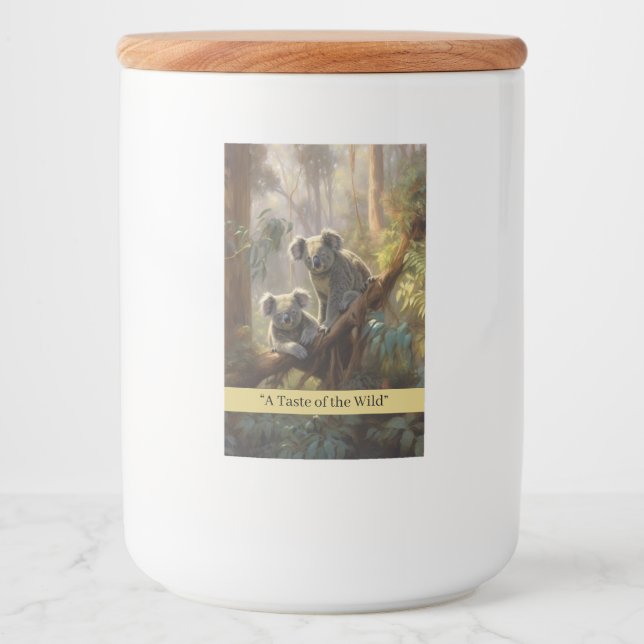 Koala Forest Dreams, custom  Food Label (Front)