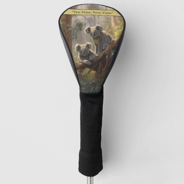 Koala Forest Dreams, custom  Golf Head Cover (Front)