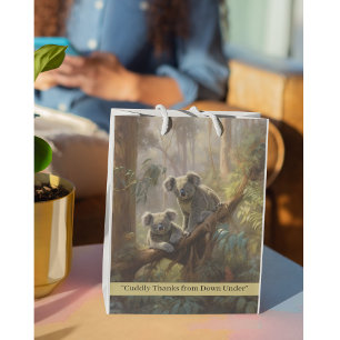 Koala Forest Dreams, custom Medium Gift Bag