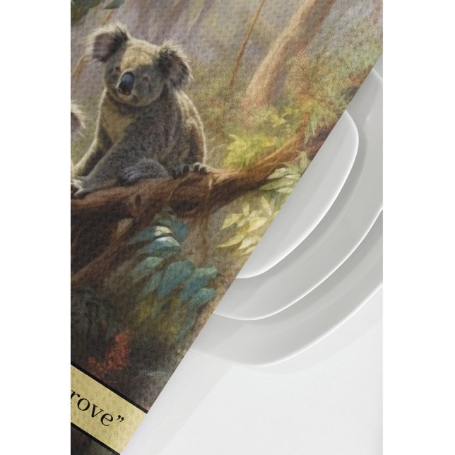 Koala Forest Dreams customisable Tea Towel (Creator Uploaded)