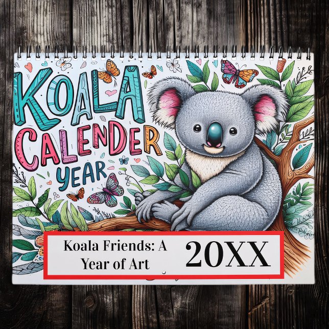 Koala Friends: A Year of Art 2025/2026 Calendar (Creator Uploaded)