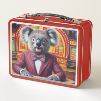 Koala Game Show Host Metal Lunch Box