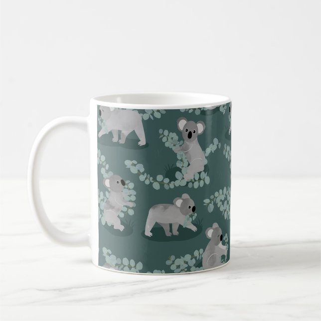 Koala Gathering Coffee Mug (Left)