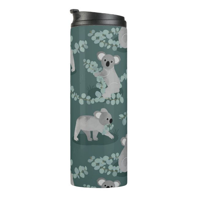 Koala Gathering Thermal Tumbler (Rotated Right)