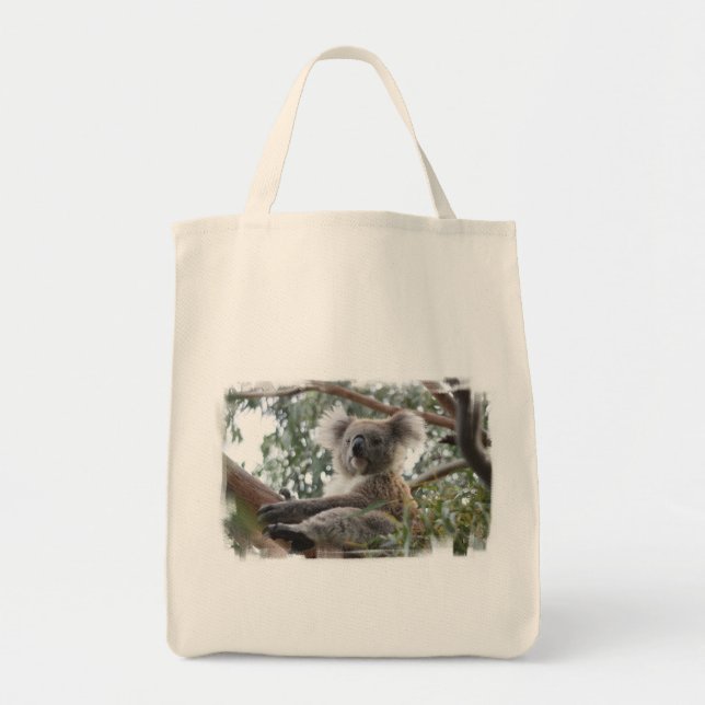 Koala Grocery Tote Bag (Front)