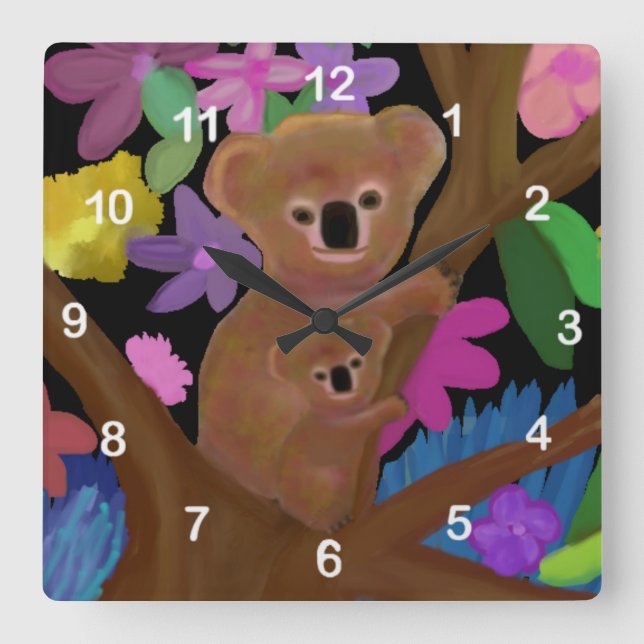 Koala Habitat Clock (Front)